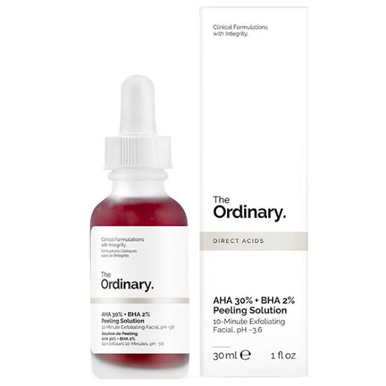 The Ordinary AHA 30% BHA 2% Peeling Solution